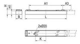 RIDI LED-Wannenleuchte 62W 4000K 7580lm LFN 1507NDWS840O0750-RF ws Konv