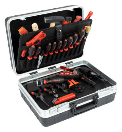 CIMCO Werkzeugkoffer Elektro 27tlg Sägen 172021 3Zangen 1Hammer 3xKabSchneid