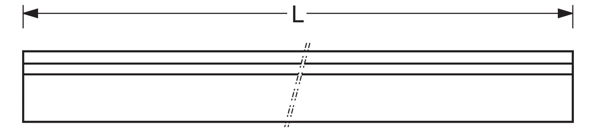 REGIOLUX Tragschiene Lichtband 58W IP64 SDT 1500/III 5x2.5mm² vw RAL9016 3-längi