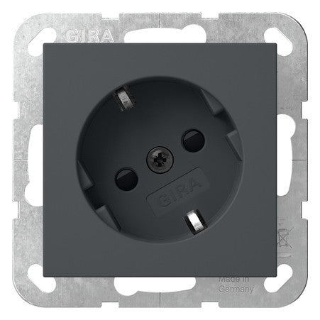 GIRA Steckdose 1f anth UP m.BS IP20 System 55 441828