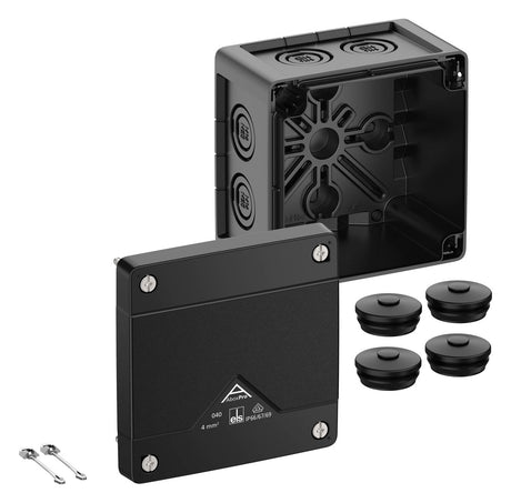 SPELSBERG Abzweigkasten 102x102mm Kst sw Abox Pro 040-L/sw IP66/IP67/IP69 IK09