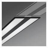 REGIOLUX LED-Pendelleuchte 1LED 4000K sw kayak-KYHIL/1500 6400 840 DALI2 6414lm