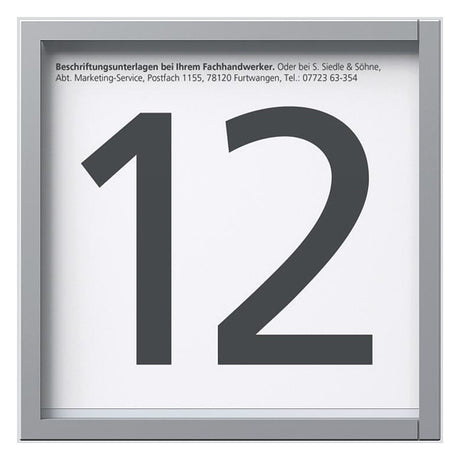 SIEDLE Infomodul si 99x99x26mm IM 612-0 SM