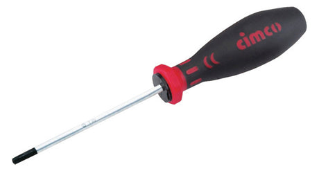 CIMCO Schraubendreher Torx TX15 80mm 117315 Mit Bohrung 2Komp
