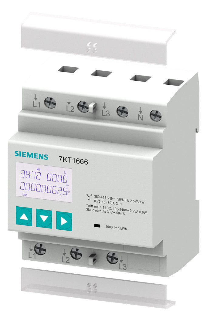 SIEMENS Kombimessgerät 7KT1666 Strommessgerät/Q/Hz/V/P
