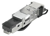 WEIDMÜLLER Modular-Stecker Cat6A RJ45 IE-PS-RJ45-FH-BK 26-22AWG Feldkonf rnd