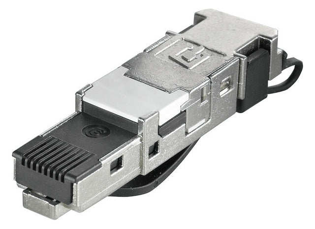 WEIDMÜLLER Modular-Stecker Cat6A RJ45 IE-PS-RJ45-FH-BK 26-22AWG Feldkonf rnd