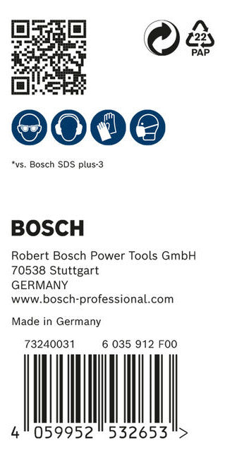 BOSCH-EW Hammerbohrer  8mm SDSplus SDS plus-7X 50p 100/165mm f.Beton
