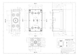 SPELSBERG Leergehäuse Kst IP66 ET150mm TK PC 1811-9-tm B110xH180xT165mm geschl