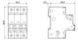 SIEMENS Leitungsschutzschalter UC C 16A 5SY7316-7 3p 400V 3TE 50Hz IP20