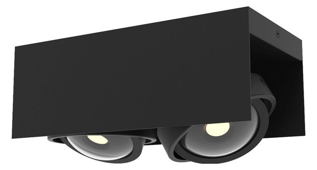 MEGATRON LED-Anbauleuchte 2x7W 2700K sw Cardano MT67031 940lm