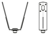 WALRAVEN Trapezaufhänger sendzimirverz. M8 VdS-Zulassung