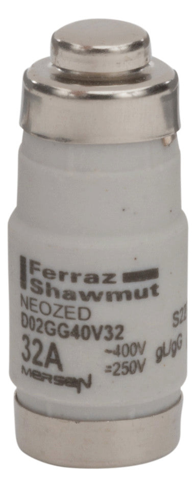 MERSEN D0-Sicherungseinsatz D02 32A 400V D02GG40V32 sw gG