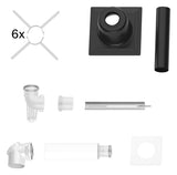 Bosch Abgaszubehör FC-Set80-C93x (oben) Grundbausatz C93x, d:80/125mm | 7738112544