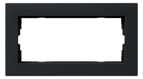 GIRA Rahmen 2f sw mt glas E2 1002095