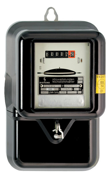 NZR Wechselstromzähler 10A elektromech WS-Zähler mechanisch, geeicht analog