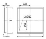 RIDI LED-Deckeneinbauleuchte 32W 4000K EBRME-LED 418/5200-840 OSD-DA 4072lm ws