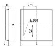 RIDI LED-Deckeneinbauleuchte 32W 4000K EBRME-LED 418/5200-840 OSD-DA 4072lm ws
