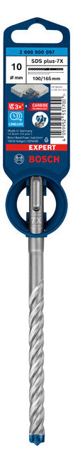 BOSCH-EW Hammerbohrer  10mm SDSplus SDS plus-7X 1pc 100/165mm f.Beton