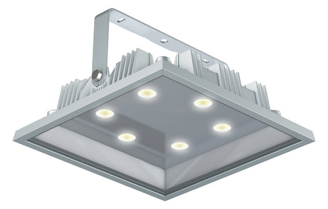 NORKA LED-Anbaustrahler 305W Konv 6LEDs CENTAURUS 520, Sicherheits-Abschl. alu