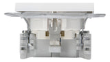 KOPP Steckdose 1f rws glz UP m.BS IP20 940029009