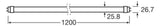 LEDVANCE LED-Röhrenlampe G13 T8 15W ws E LED TUBE T8 EM VALUE 1200 mm 15W 84 4000