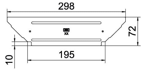 BETTERMANN Deckel T-Stück ST Drehriegel RAAD 200 FS 200mm vz Kabelrinne