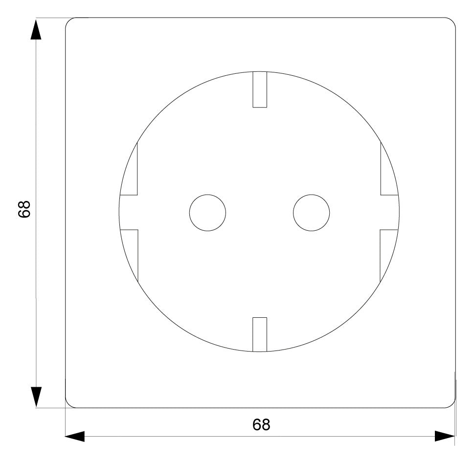SIEMENS Steckdose 1f ti-ws glz UP m.BS DELTAstyle 5UB1855 IP20