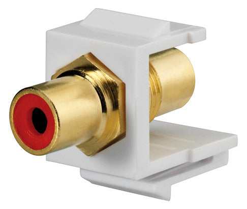 RUTENBECK Adapter Cinch Cinch Buchse KMK-Cinch rot rw