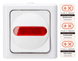 KOPP Kontroll-Wechselschalter arkws mt BLUEELECTRIC 561602008 AP IP44 1f