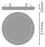 LEDVANCE LED-Einbaustrahler 9-18W EVG ws DL UNIV D200 V 18W ML 83040 WT 1LED ws