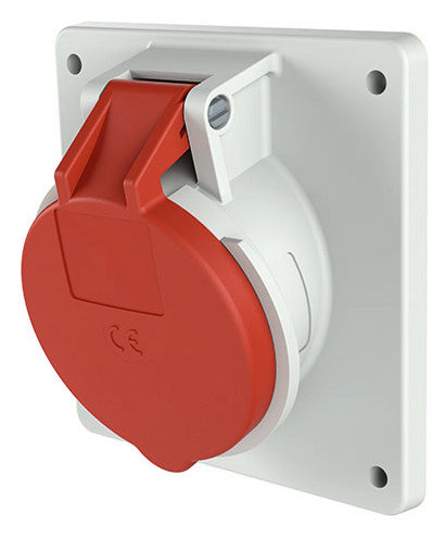 MENNEKES CEE-Anbausteckdose 5p 16A 6h 20146A 400V/rt IP44 Schraubkl abgew Kst