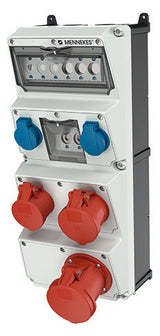 MENNEKES CEE-Kombi Kst gr IP44 2Steckd AMAXX 940009 1x16A5p400V 1x32A5p400V