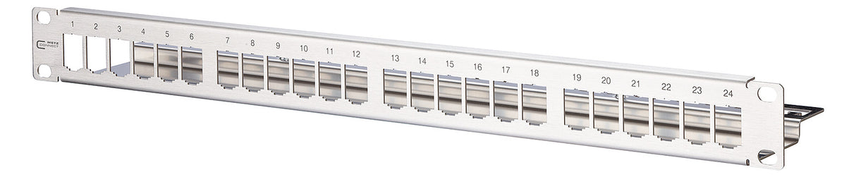 METZ CONNECT Modulträger 1HE 24Ports 130921-00-E Cat6A Schirm edst