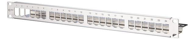 METZ CONNECT Modulträger 1HE 24Ports 130921-00-E Cat6A Schirm edst