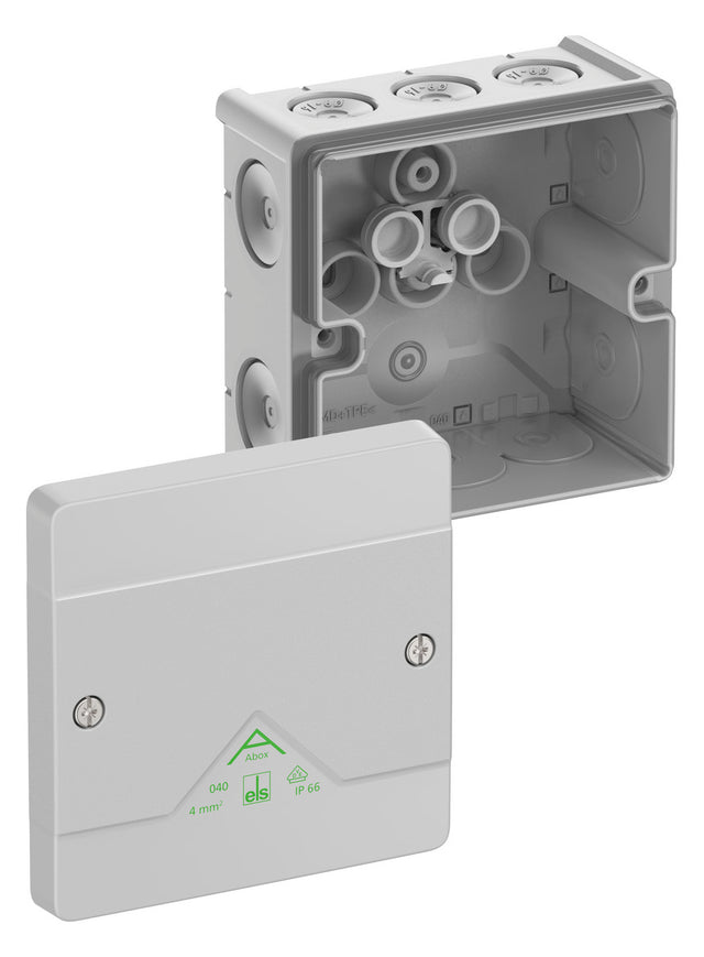 SPELSBERG Abzweigkasten 102x102mm Kst gr Abox 040-L IP66 IK07 hfr