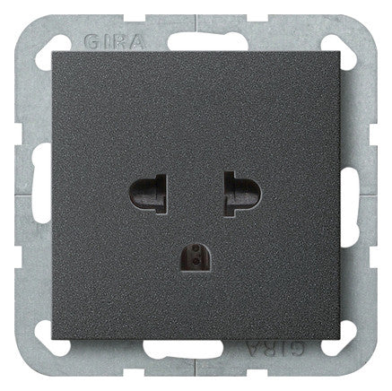 GIRA Steckdose 1f anth mt UP BS IP20 System 55 284028