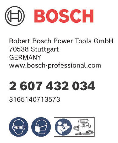 BOSCH-EW Filter Zubehör 2607432034