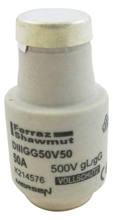 MERSEN D-Sicherungseinsatz DIII 50A F ws DIIIGG50V50 500V gG