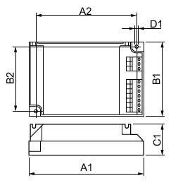 PHILIPS-LM Vorschaltgerät 2x18W elektr HF-P 1/218 PL-T/C III 220-240V f.TC-DEL