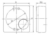 EBERLE Raumthermostat 230V 10A Wechsler RTR-E 6705 IP30 Bimetall