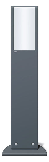 GIRA Pollerleuchte HV60W IP44 E27 anth 134328 Alu Kst_opal