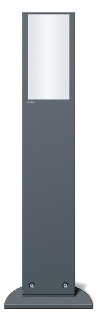 GIRA Pollerleuchte HV60W IP44 E27 anth 134328 Alu Kst_opal