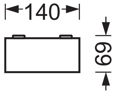 REGIOLUX LED-Rasterleuchte 26W 4000K ws cubus -RSAXC/1500 4000 840 ET 3875lm