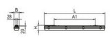 RIDI LED-Feuchtraumleuchte 45W 4000K gr PFLOA-R1X145/45ND-SET 5949lm Konv