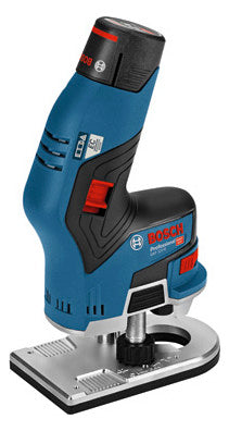 BOSCH-EW Kantenfräse (Akku) 12V 3Ah 2 Professional GKF 12V-8 mLadegerät 1,3kg