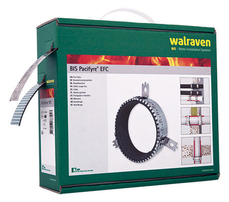 WALRAVEN Brandschutz Pacifyre EFC U/U in Spenderbox 10 m für unged./ged. Rohre