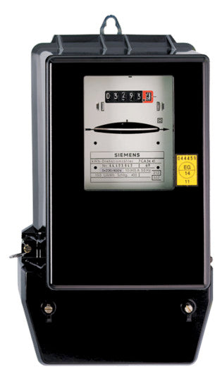 NZR Drehstromzähler B 10A elektromech DS -Zähler mechanisch, geeicht analog