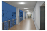 LEDVANCE LED-Anbauleuchte 19-27W 3780lm SF FLAT RD 500 P 27W CPS 3000-4000K ws