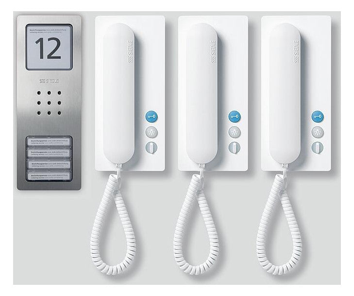 SIEDLE Türsprech-Set 1+n 3xTeiln AP/AP SET CA 812-3 E/W edst sigws 1LS